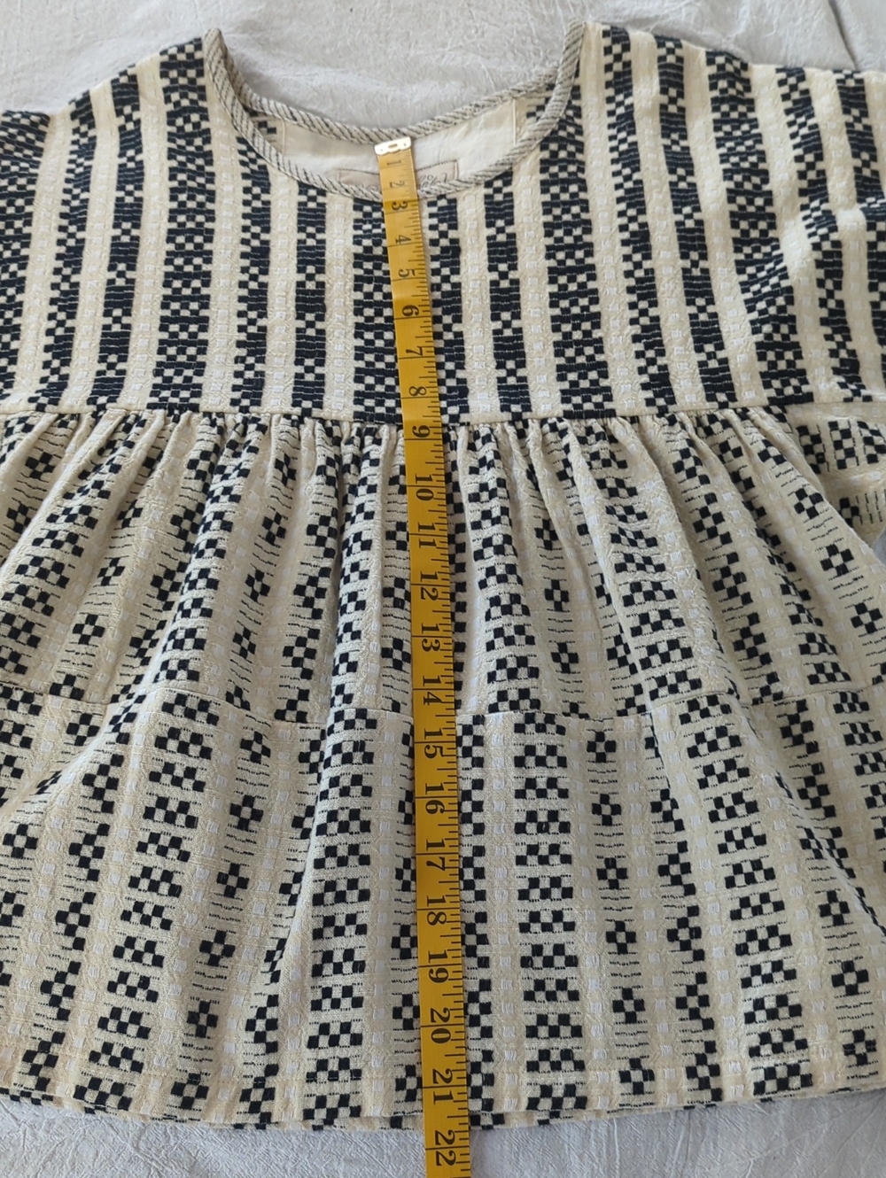 Ace & Jig Marfa Top in Charm Size Medium M Geometric Boho Crop - Picture 6 of 8